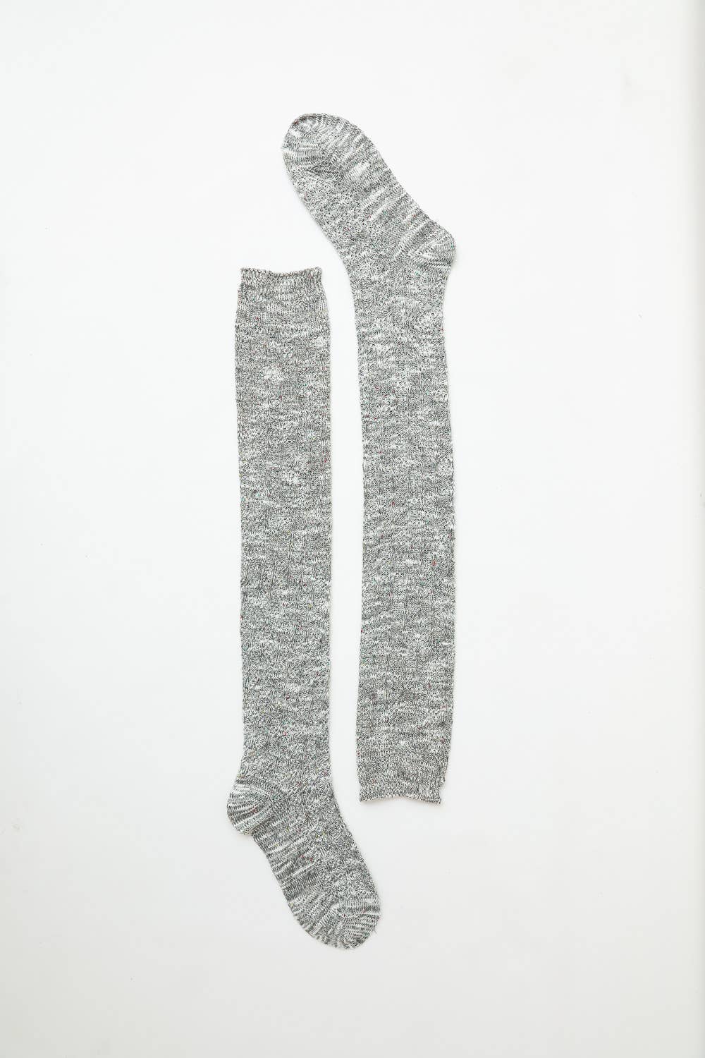 Speckle Knit Boho Boot Socks – Cozy Chunky Knit Fall & Winter Essentials