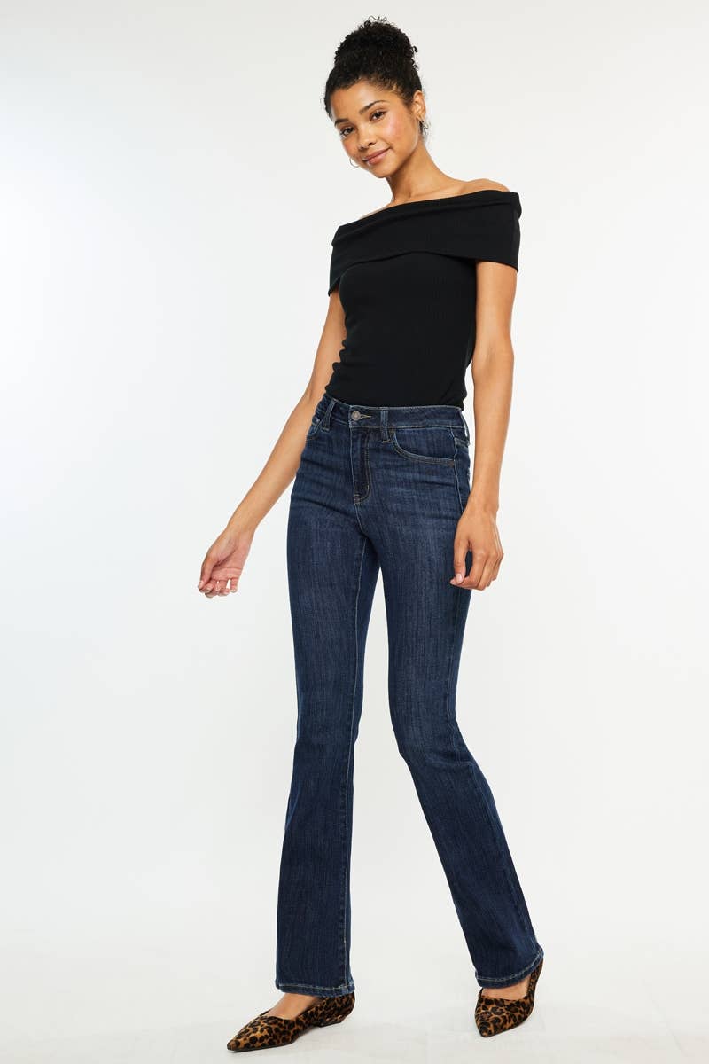 HIGH RISE BOOTCUT JEANS