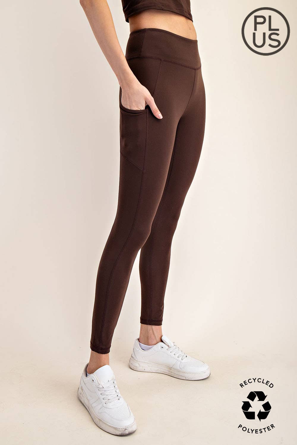 Butter Soft High Waist Full-Length Leggings with Pockets – Plus