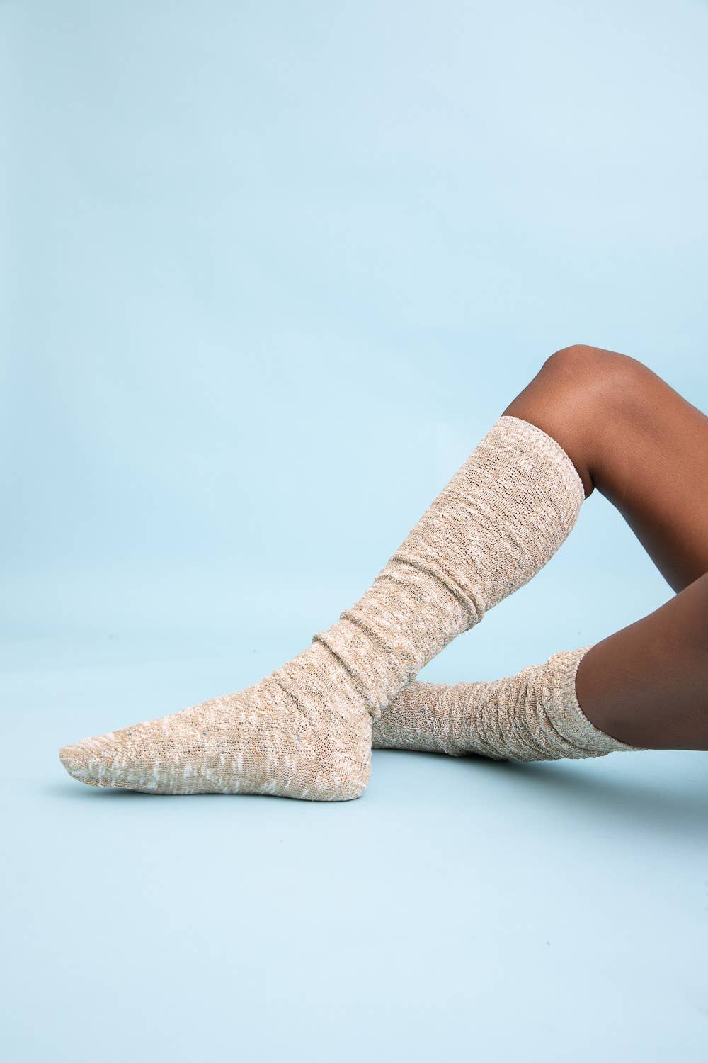 Speckle Knit Boho Boot Socks – Cozy Chunky Knit Fall & Winter Essentials