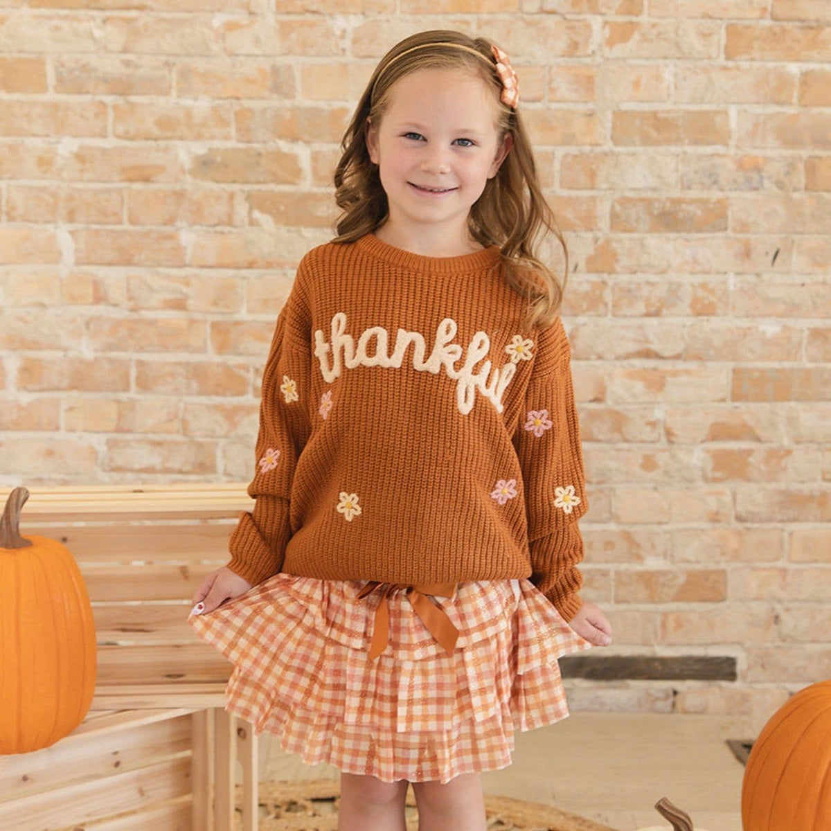 Thankful Thanksgiving Knit Sweater