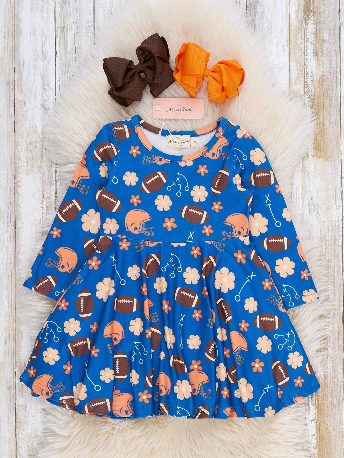 Touchdown Toss Twirl Swing Dress