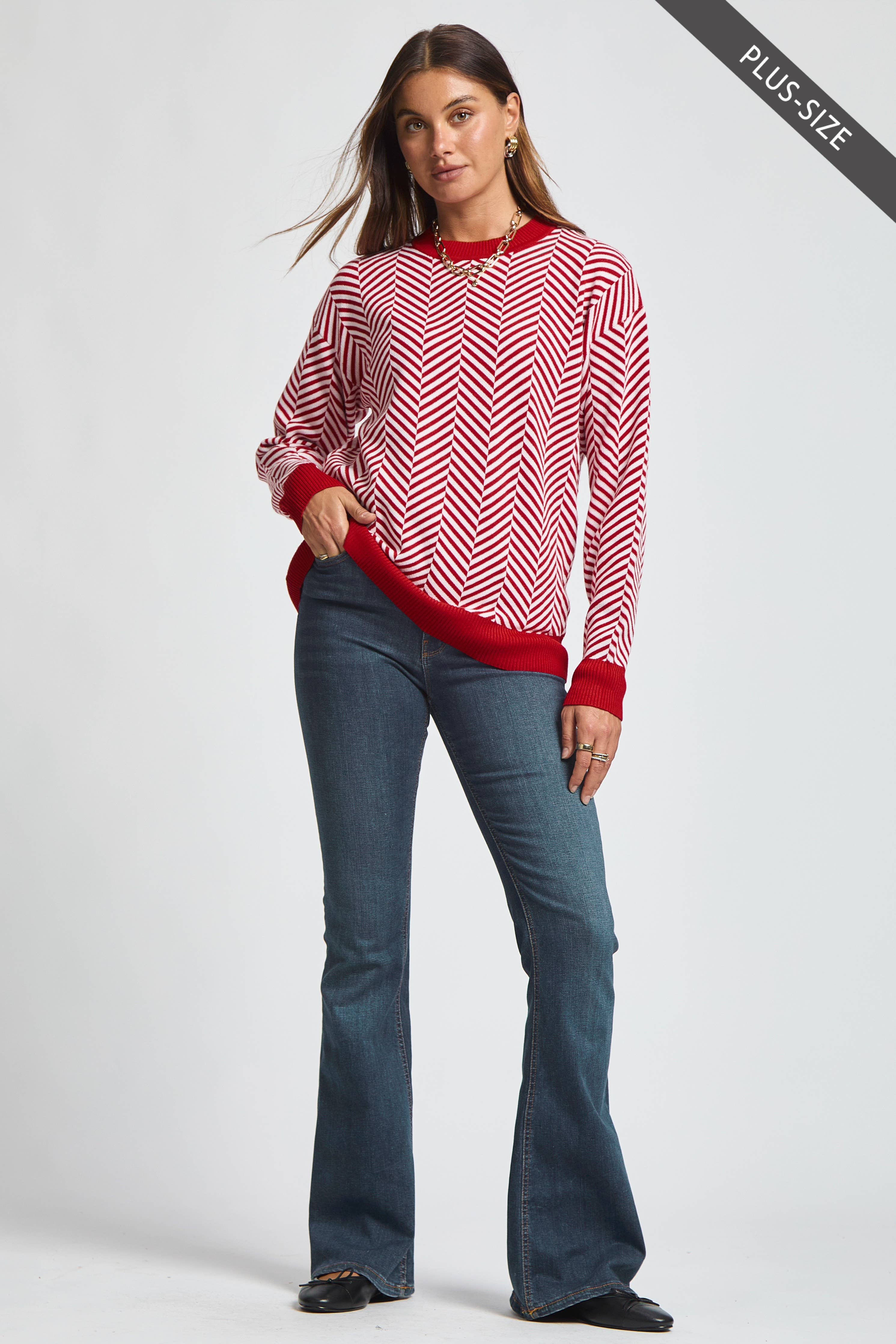 PLUS Lightweight Christmas Sweater