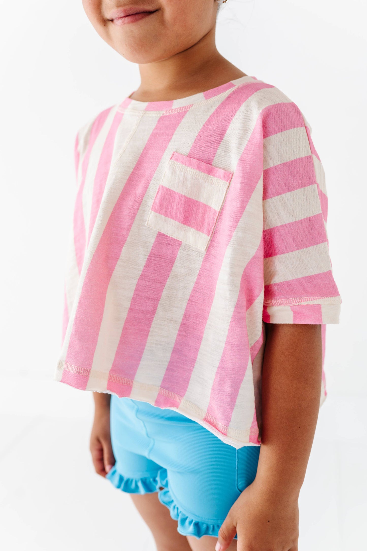 Cotton Candy Stripe | Boxy Crop - COMING SOON!