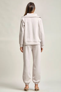 Quarter Zip Pullover + Jogger Modal Travel Set