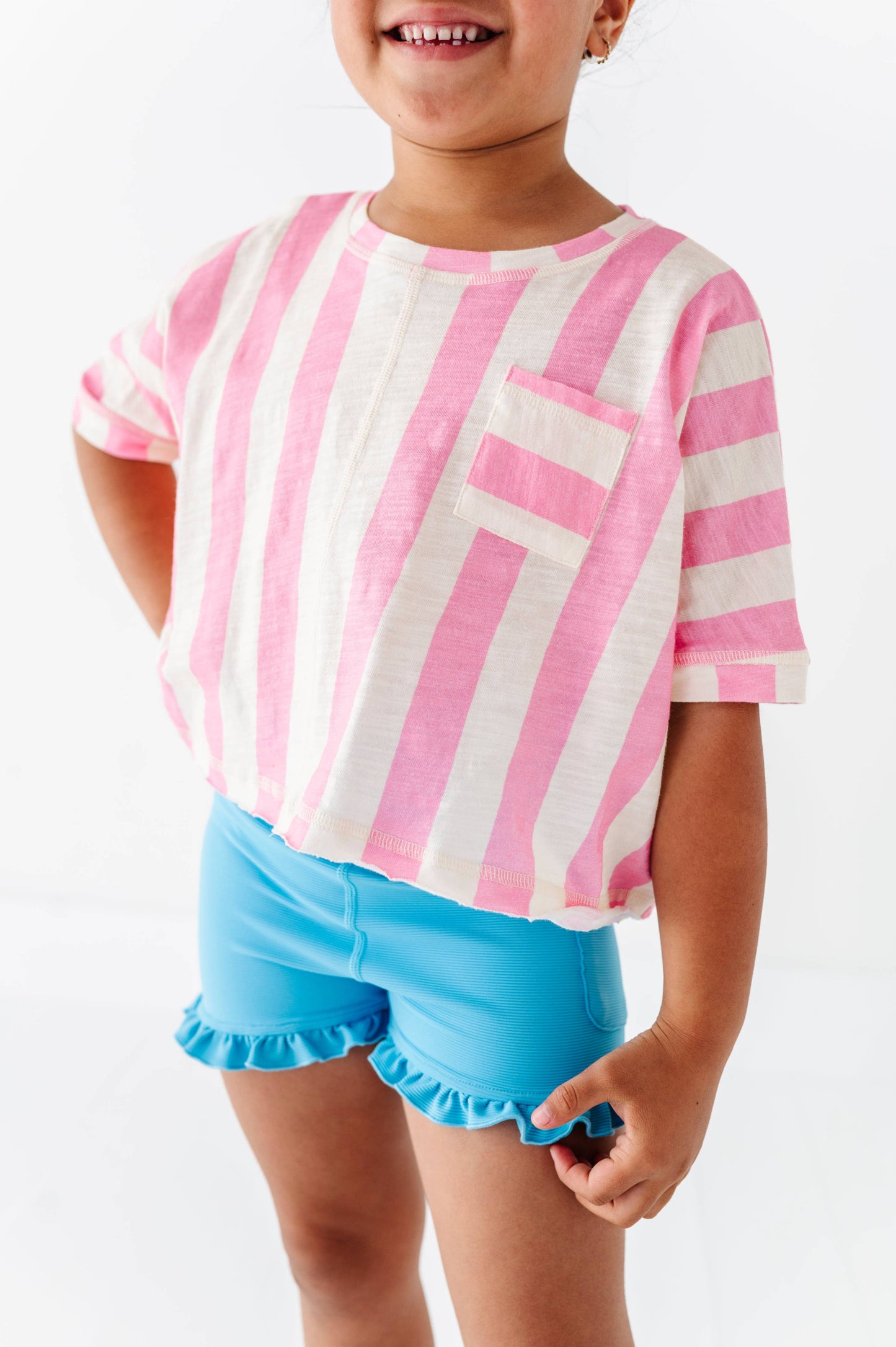 Cotton Candy Stripe | Boxy Crop - COMING SOON!