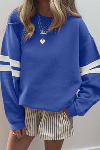 GAME DAY Varsity Striped Sweatshirt