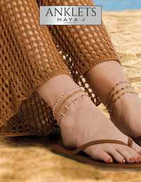 Ankle Bracelets - 14K Gold-Plated