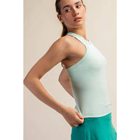 Butter Soft Racerback Tank with Built-In Bra