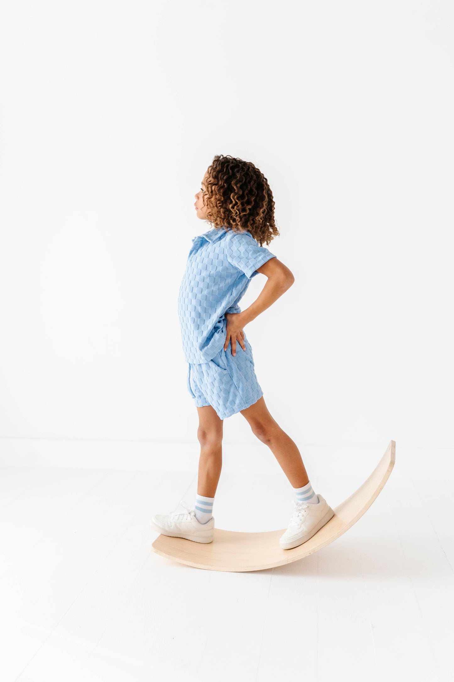 Coastal Blue | BOYS TERRY CHECK SET - COMING SOON!