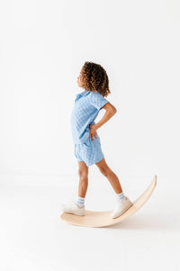 Coastal Blue | BOYS TERRY CHECK SET - COMING SOON!