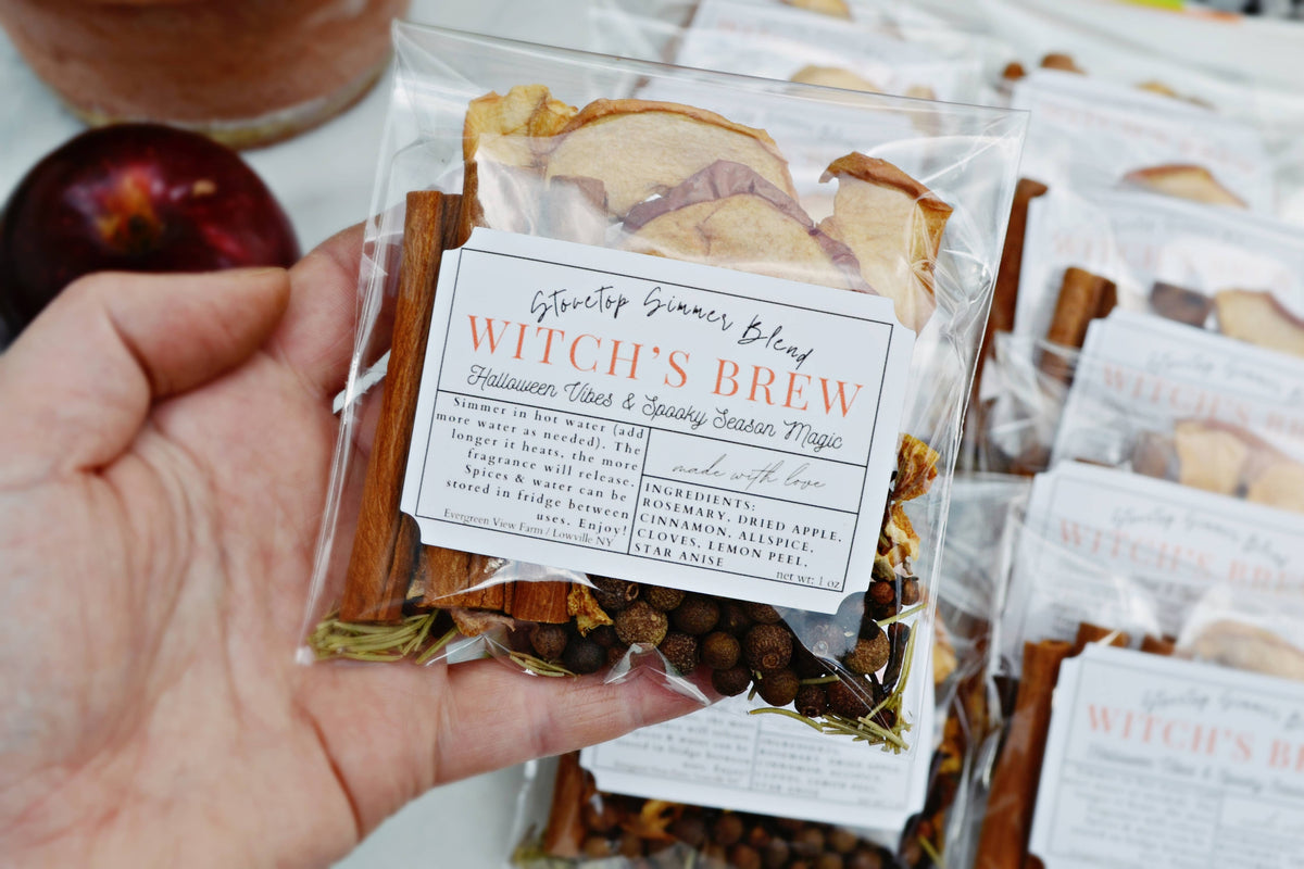 Witch's Brew Autumn Fall Halloween Simmer Stovetop Spices