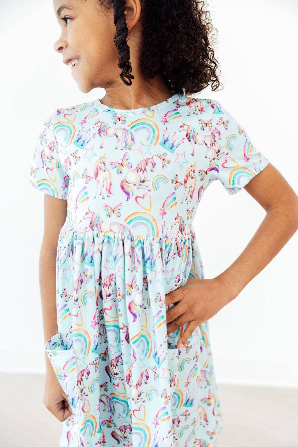 Unicorn Queen S/S Pocket Twirl Dress - COMING SOON!