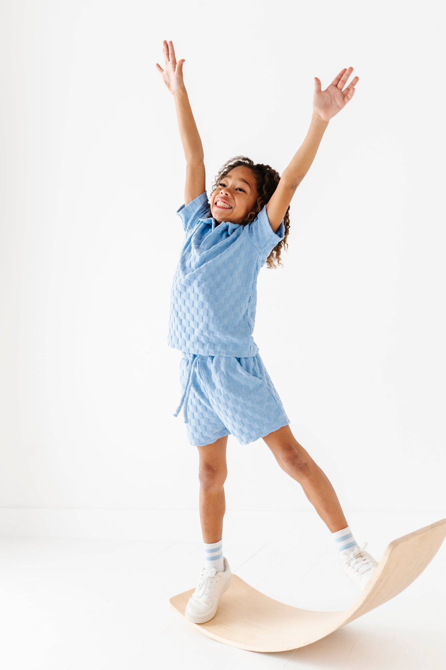 Coastal Blue | BOYS TERRY CHECK SET - COMING SOON!