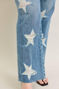 HW Rigid Magic Star Shaped Destroy 90's Straight - PLUS