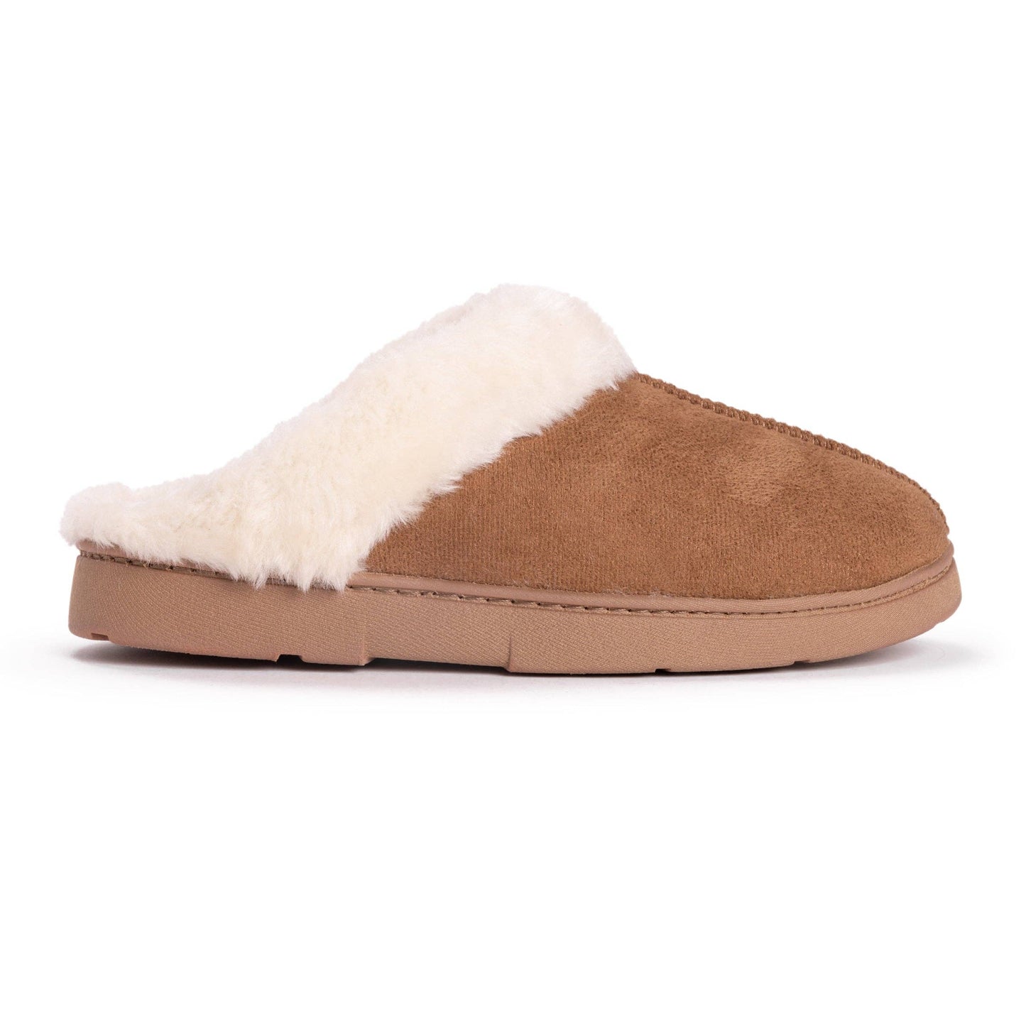 Muk Luks Women's Polysuede Clog - Cozy Faux Fur Indoor/Outdoor
