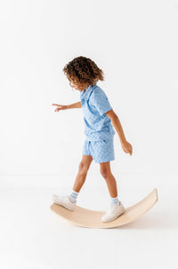Coastal Blue | BOYS TERRY CHECK SET - COMING SOON!