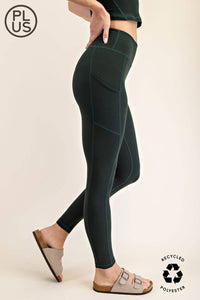 Butter Soft High Waist Full-Length Leggings with Pockets – Plus