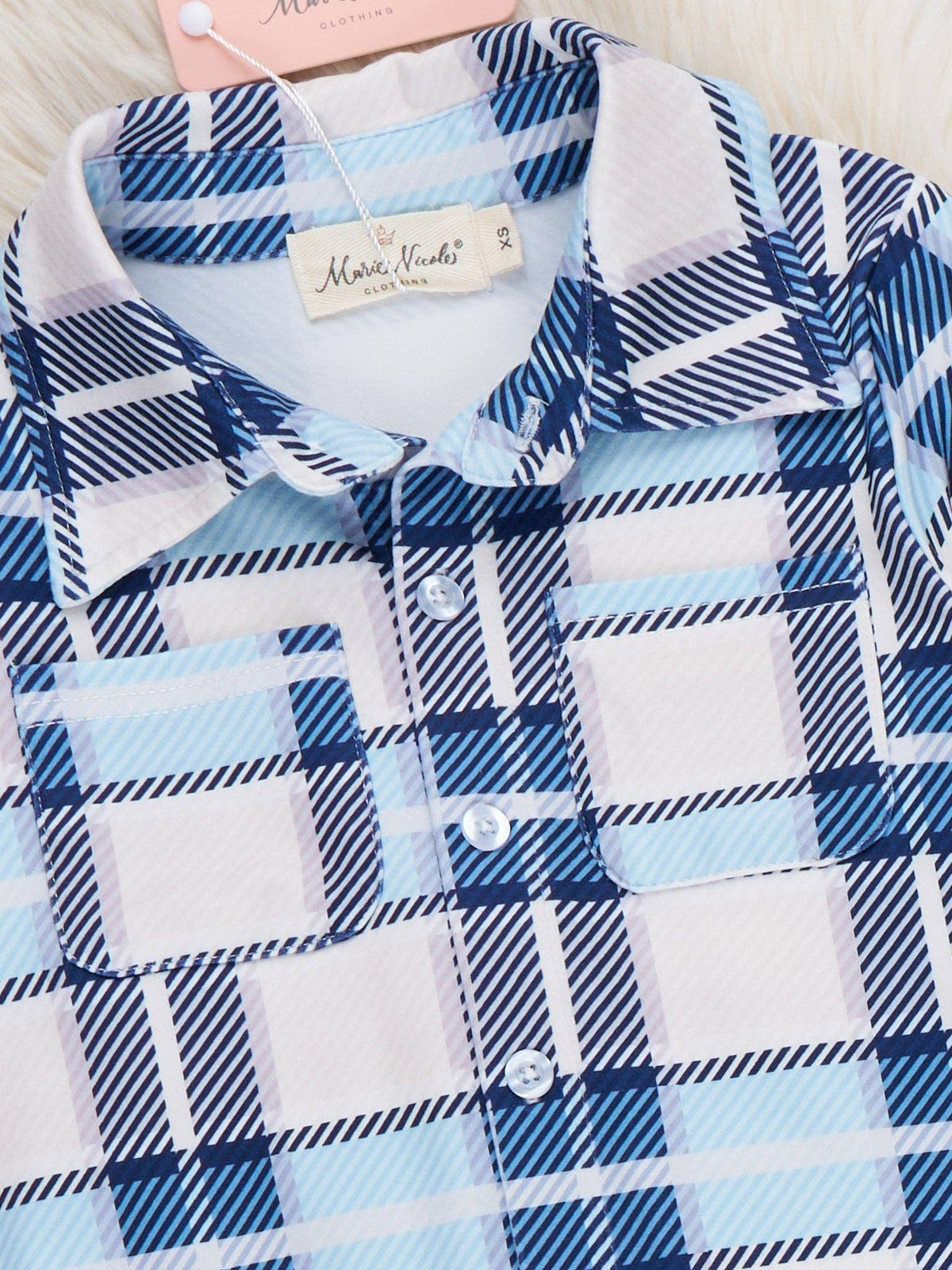 Plaid Prep Button Outfit