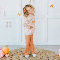 Pumpkin Stitch Patch Sweatshirt