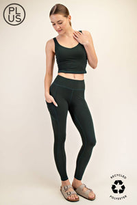 Butter Soft High Waist Full-Length Leggings with Pockets – Plus