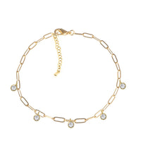 Ankle Bracelets - 14K Gold-Plated