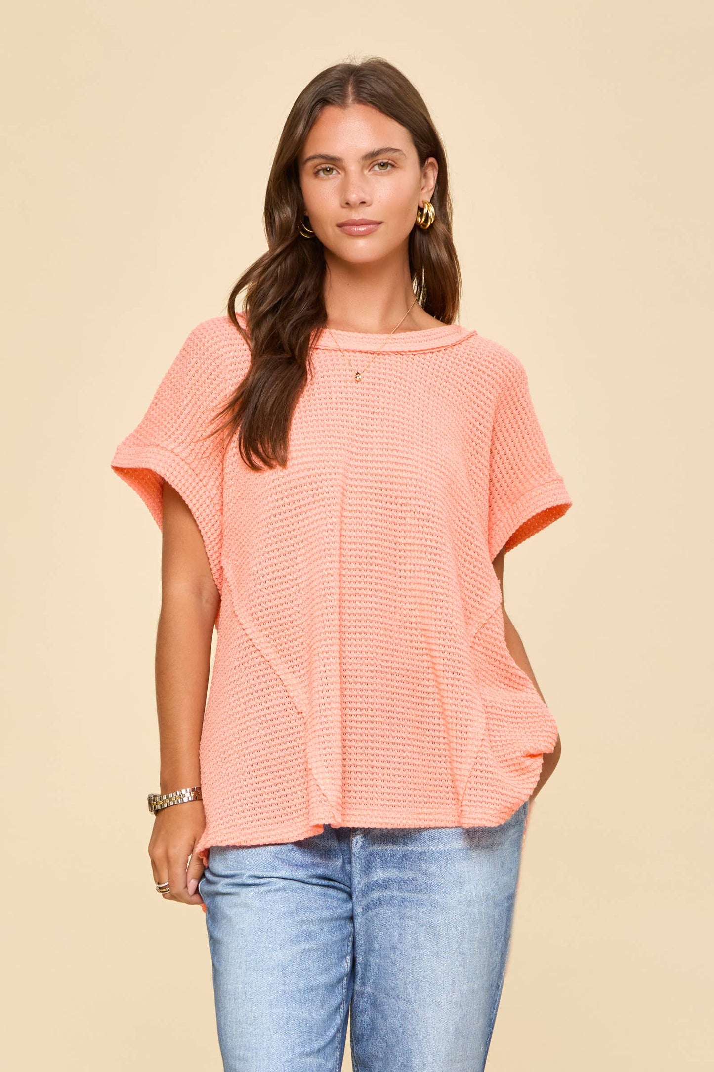 Crochet Knit Poncho Top