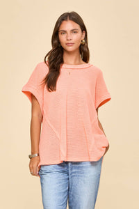 Crochet Knit Poncho Top