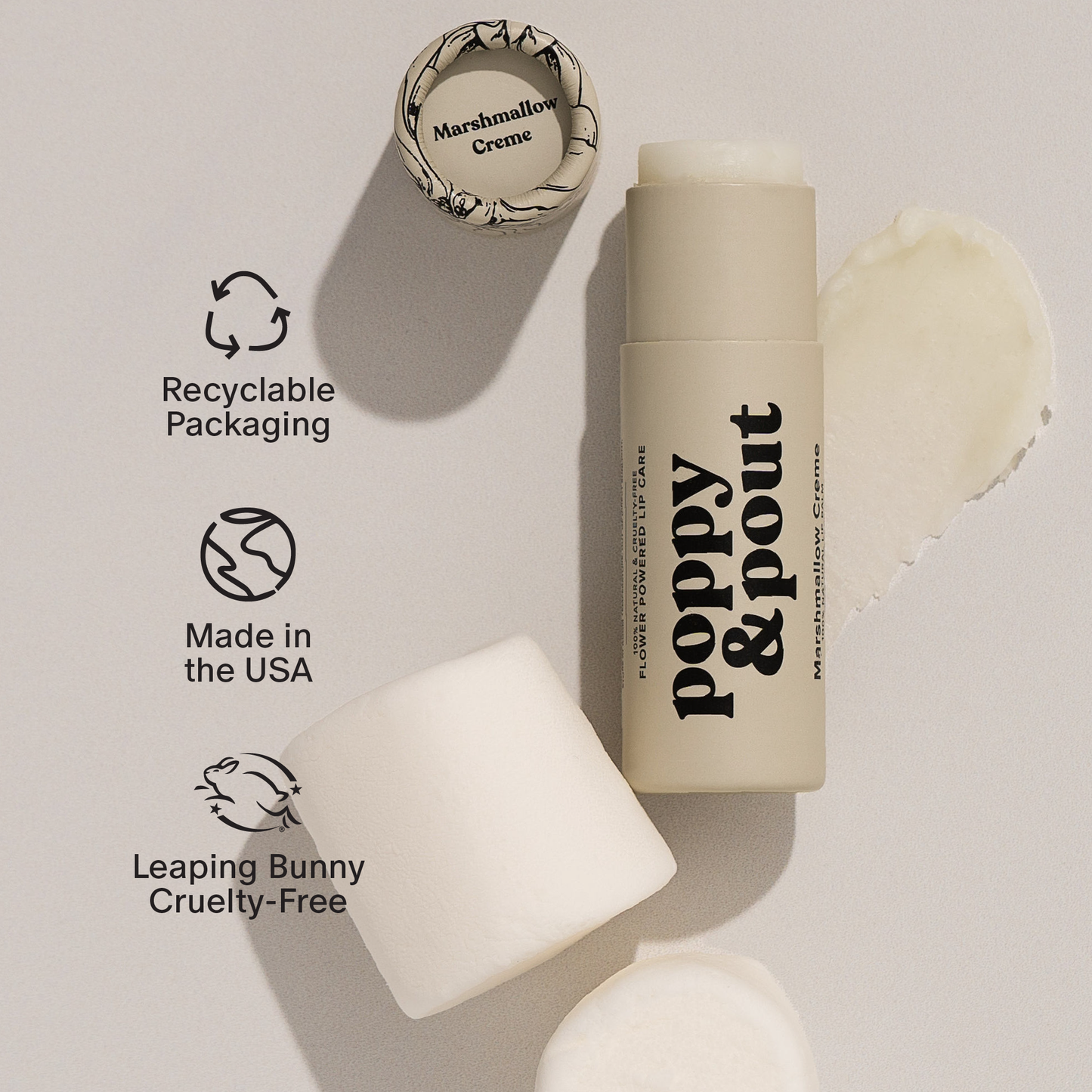 Marshmallow Crème Lip Balm – Sweet, Natural & Hydrating