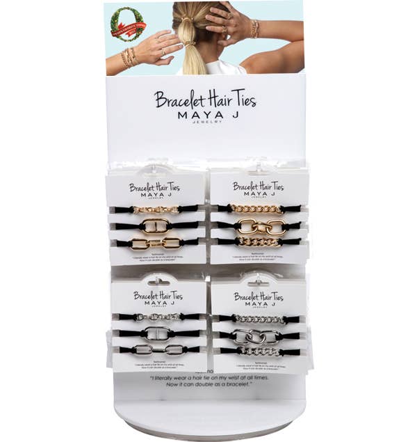 2-in-1 Bracelet Hair Tie Set
