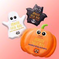 Halloween Sheet Masks | Pumpkin, Ghost & Bat Pack