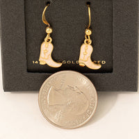 Gold Dipped Cowboy Boot Earrings – Secret Box Collection