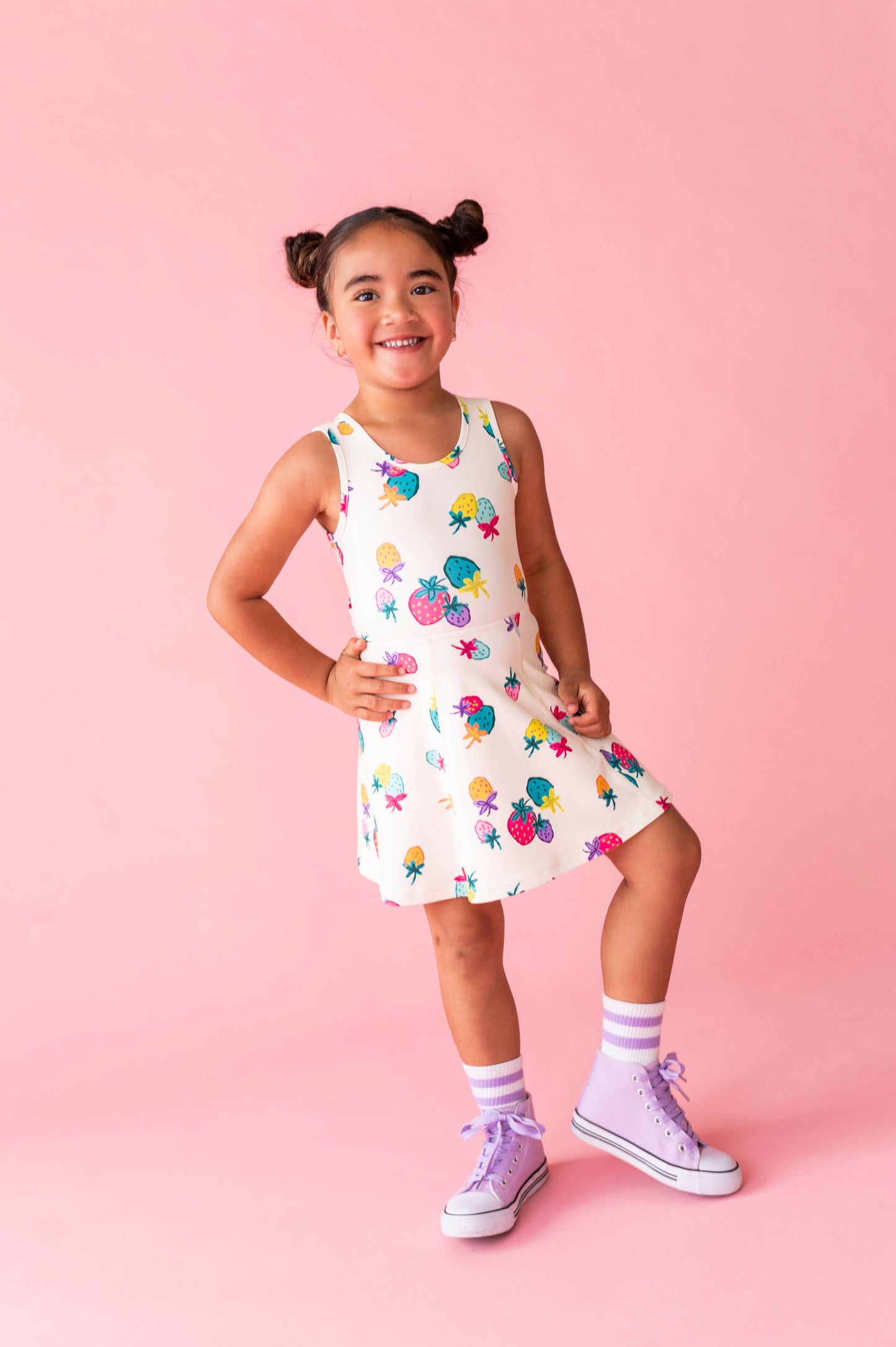 Sugar Berry | Twisty Back Active Dress (with shorts!) - COMING SOON!