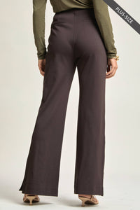 PLUS SIZE Magic Gala Button-Hem Pants
