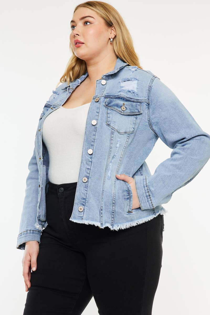 Plus Zoey Denim Jacket