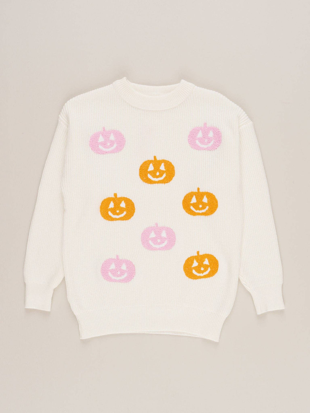 Mom & Me Jack-o'-Lantern Smiles Sweater