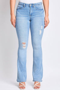 Essential High Rise Flare Jeans – Long Inseam, Tall Fit, Retro 70s Style