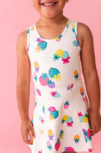 Sugar Berry | Twisty Back Active Dress (with shorts!) - COMING SOON!