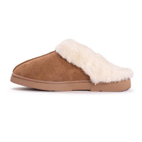 Muk Luks Women's Polysuede Clog - Cozy Faux Fur Indoor/Outdoor