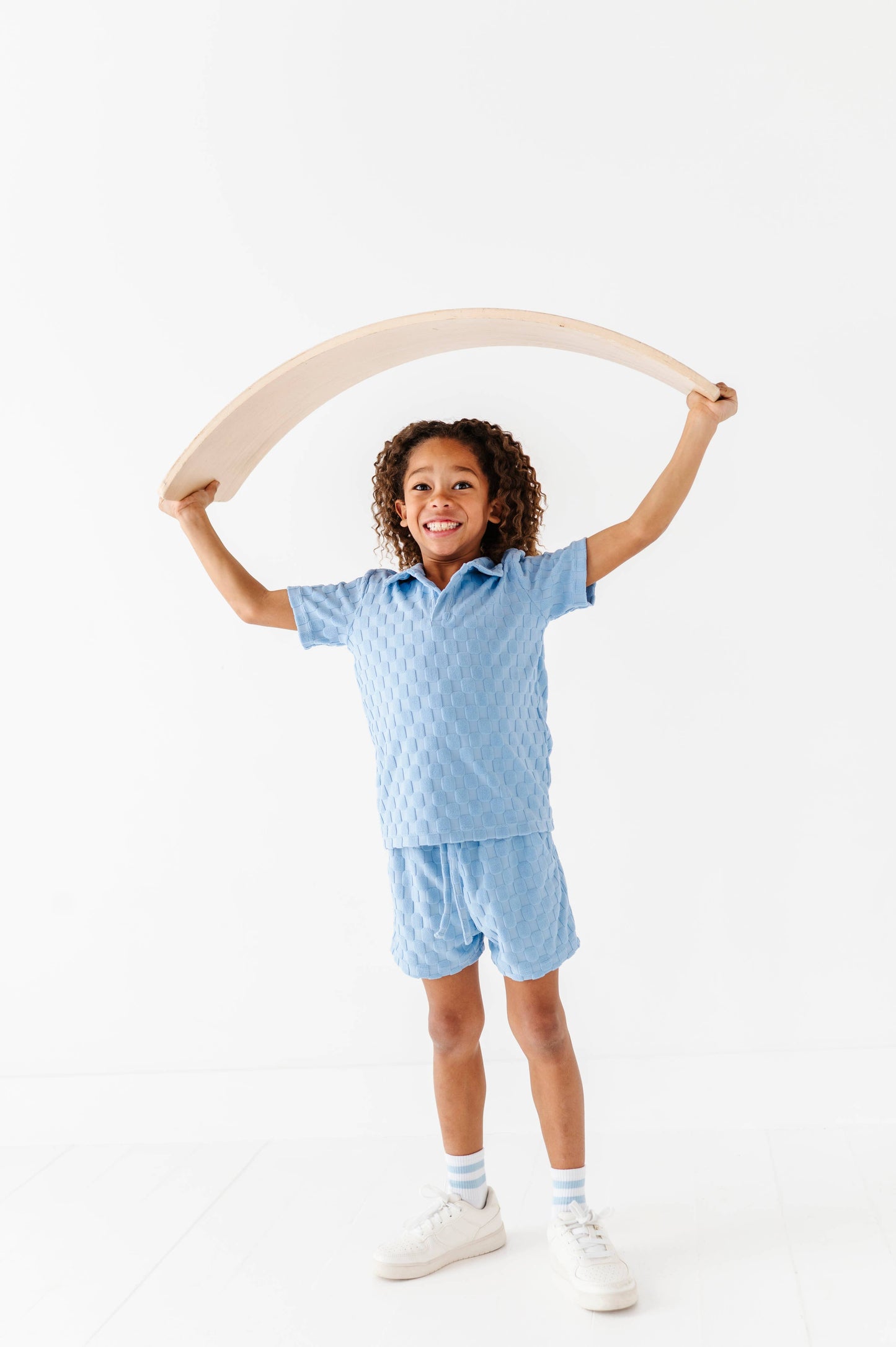 Coastal Blue | BOYS TERRY CHECK SET - COMING SOON!