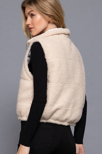 Reversible Fur Padding Vest