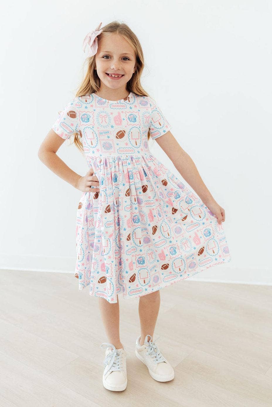 Game Day Girlie S/S Pocket Twirl Dress - COMING SOON!