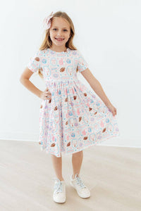 Game Day Girlie S/S Pocket Twirl Dress - COMING SOON!