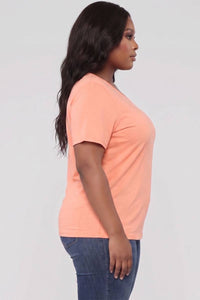 Basic Short Sleeve T-shirt - Plus Size