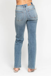 High Waisted Dad Straight Jean - Judy Blue