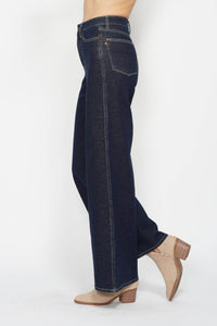Judy Blue High Waisted Tummy Control Retro Wide Leg Jeans