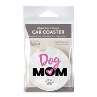 Dog Mom Absorbent Stone Car Coaster 1 Pk
