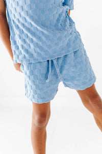 Coastal Blue | BOYS TERRY CHECK SET - COMING SOON!