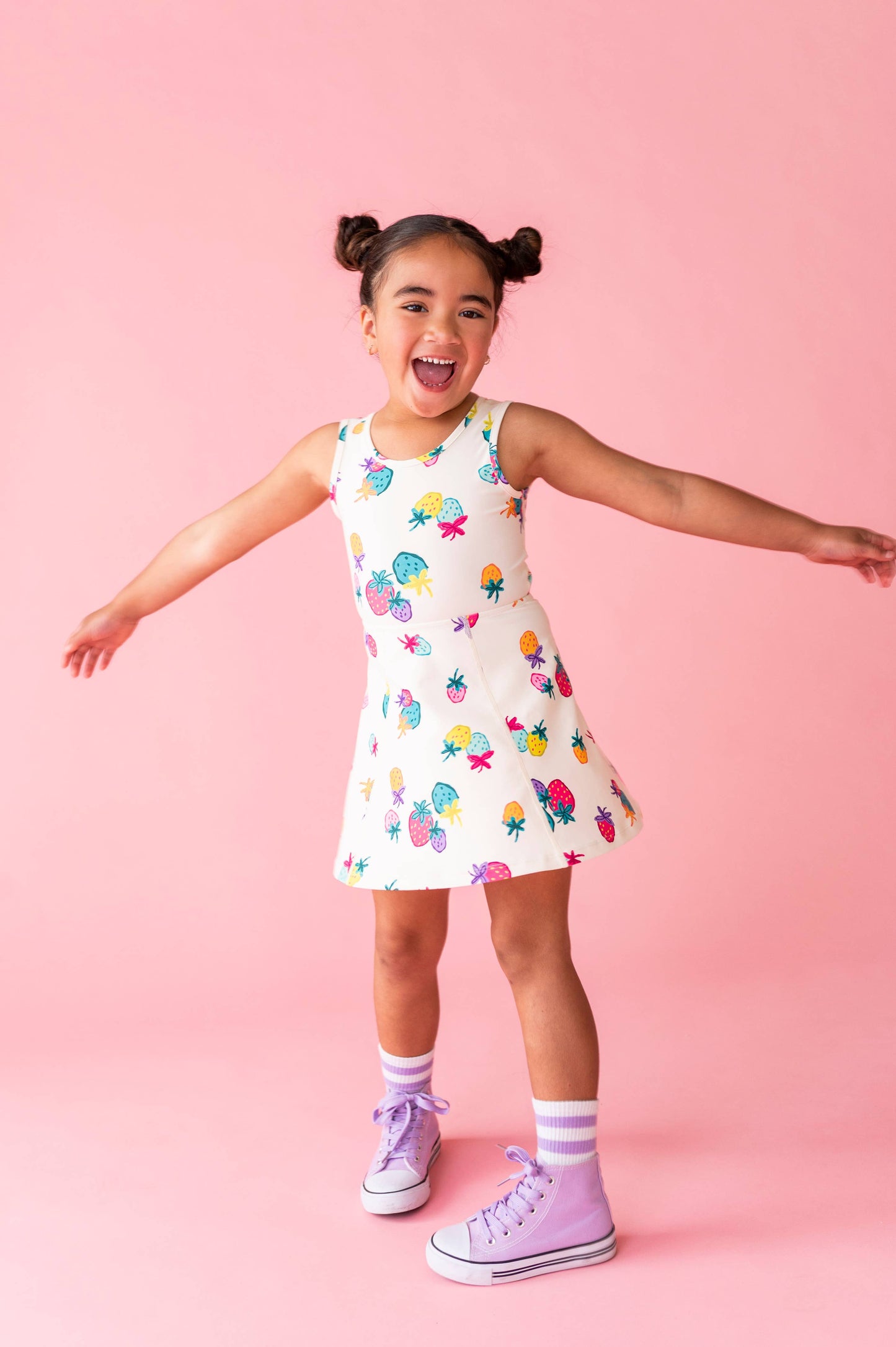 Sugar Berry | Twisty Back Active Dress (with shorts!) - COMING SOON!