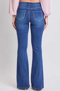 Essential High Rise Flare Jeans – Long Inseam, Tall Fit, Retro 70s Style